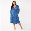 Plus Size DRAPER JAMES RSVP™ Long Sleeve Wrap Dress