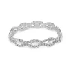 Napier Silver Tone Dazzle Stretch Bracelet