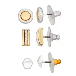 Napier Sparkling Stud Earring Set